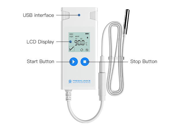 Atlas Log-90 Multi-use Ultra Low Temperature Data Logger