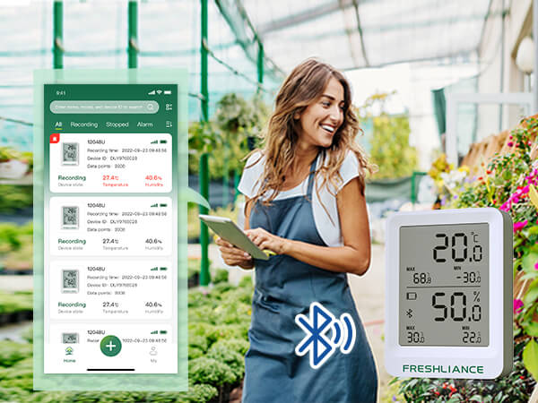 Can Bluetooth temperature humidity sensors be used in greenhouses?